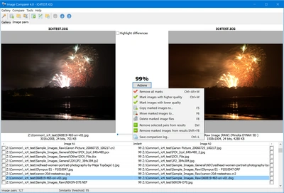 Confirm which duplicates to remove